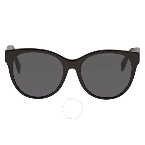 Fendi Peekaboo Dark Grey Cat Eye Ladies Sunglass 